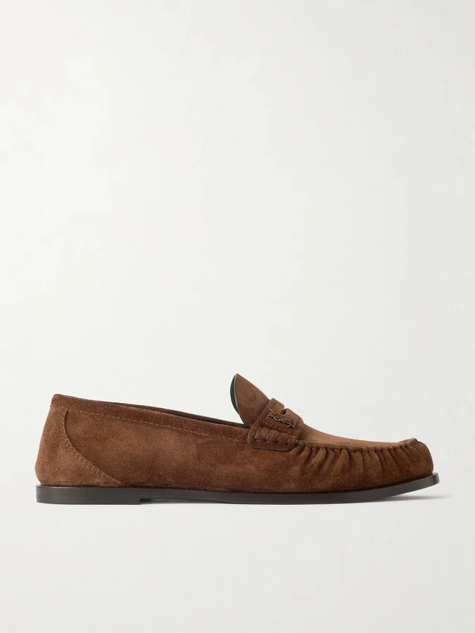 Laurent Suede Penny Loafers