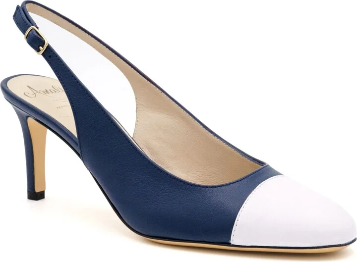 Lauretta Slingback Cap Toe Pump