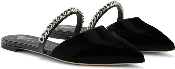 Laurette chain-link detailing mules - Image 2