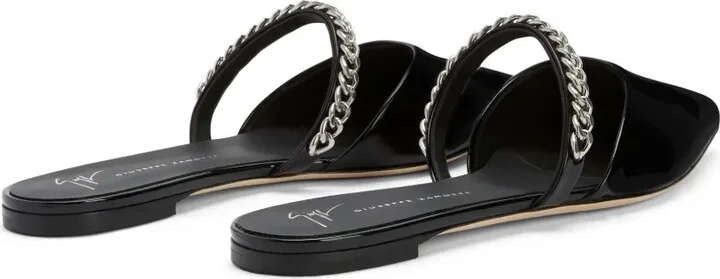 Laurette chain-link detailing mules - Image 3