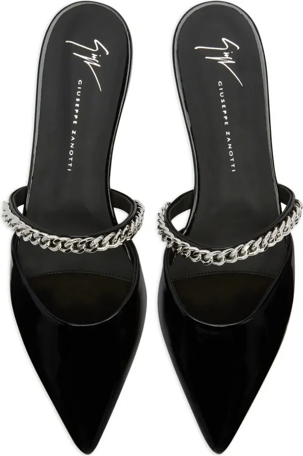Laurette chain-link detailing mules - Image 4