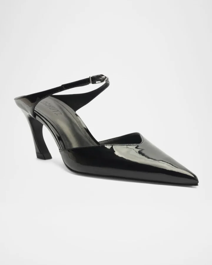 Laurie Patent Mule Pumps - Image 2