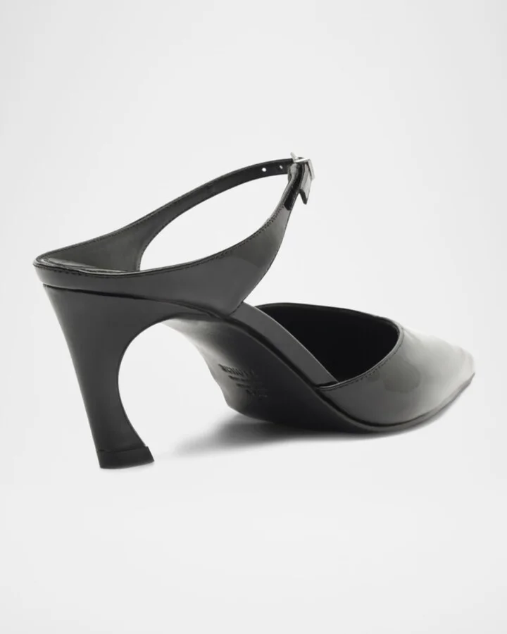 Laurie Patent Mule Pumps - Image 9