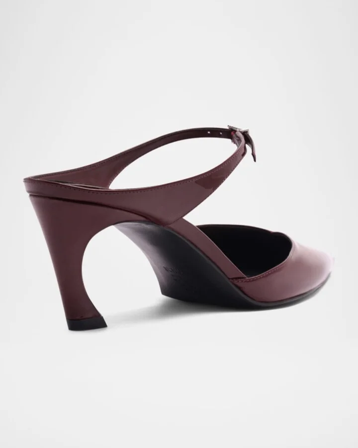 Laurie Patent Mule Pumps - Image 3