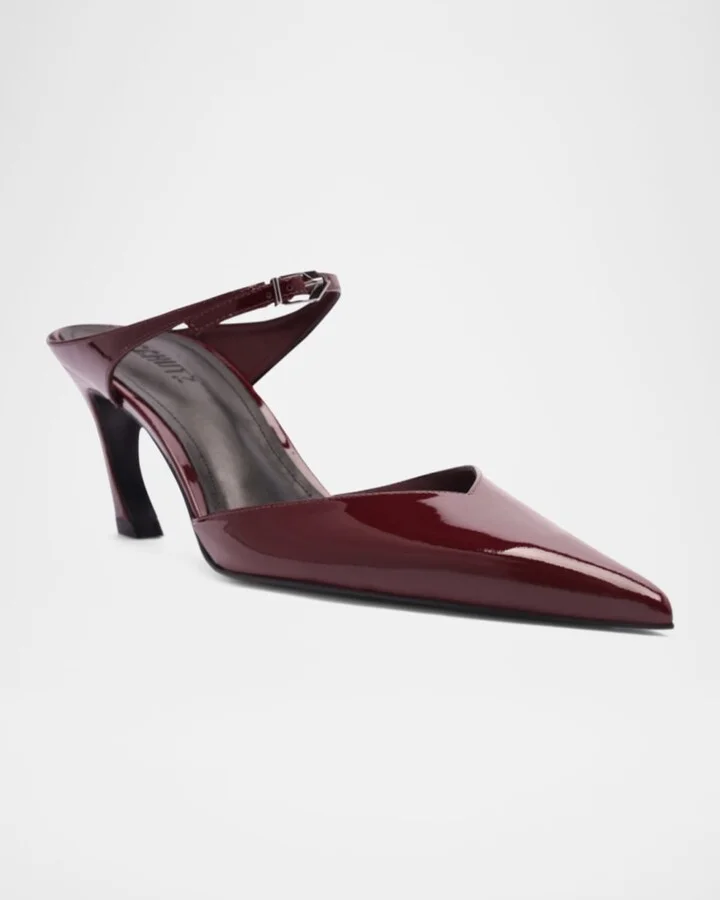 Laurie Patent Mule Pumps - Image 4