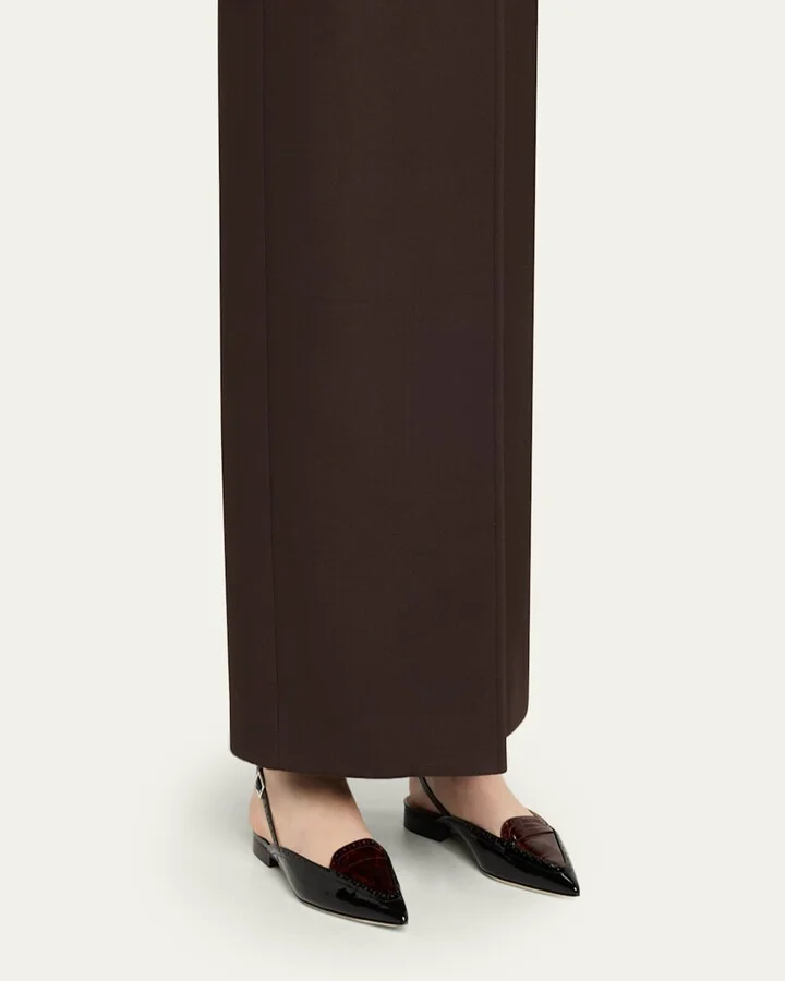 Laurie Pointed-Toe Slingback Ballerina Flats - Image 7