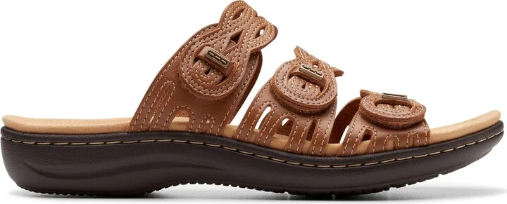 Laurieann Ruby in Brown Leather