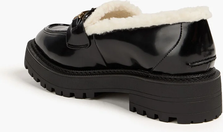 Laurs glossed loafers - Image 3