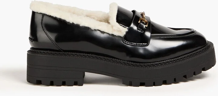 Laurs glossed loafers
