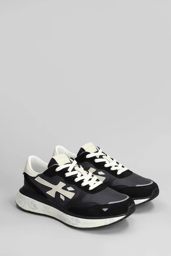 Lauryn Sneakers In Black Suede And Fabric - Image 2