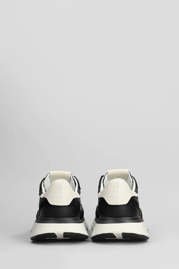 Lauryn Sneakers In Black Suede And Fabric - Image 4