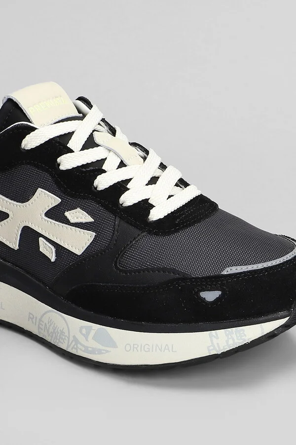 Lauryn Sneakers In Black Suede And Fabric - Image 5