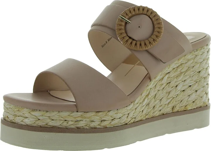Lauryn Womens Platform Slip On Wedge Sandals