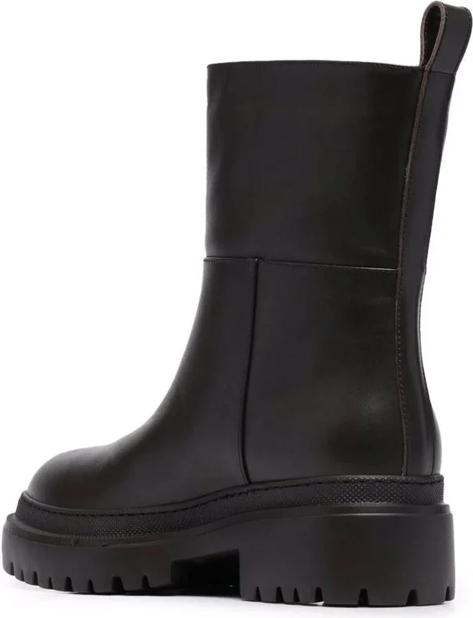 L'Autre Chose Ankle Leather Boots - Image 4