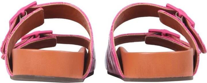 L'Autre Chose Sandals With Coconut Print Leather - Image 3