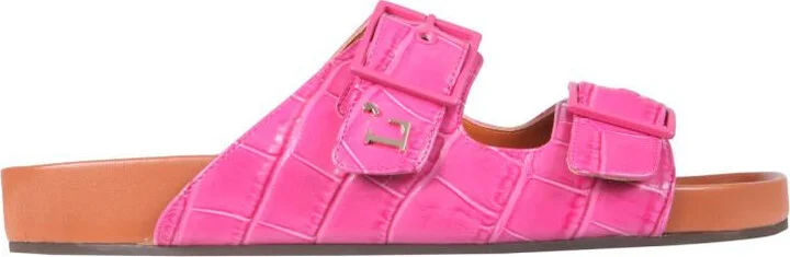 L'Autre Chose Sandals With Coconut Print Leather