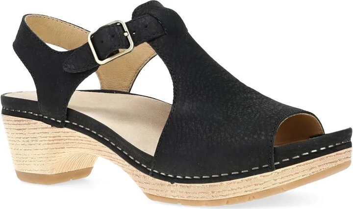Laverne Ankle Strap Peep Toe Platform Sandal