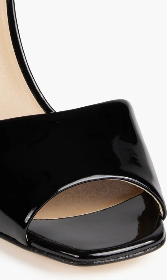 Lavinia 80 patent-leather sandals - Image 4