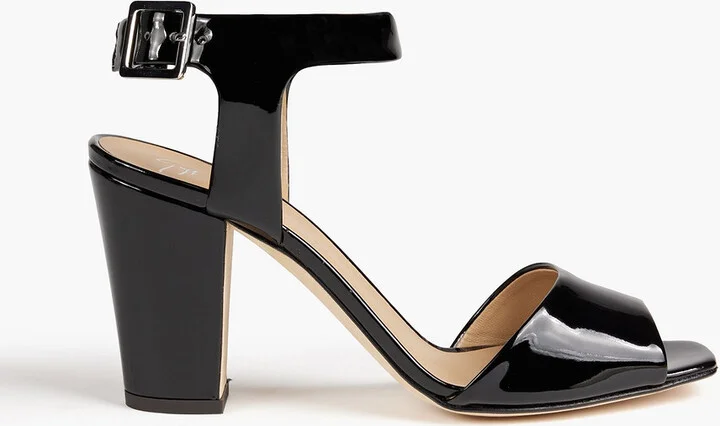 Lavinia 80 patent-leather sandals
