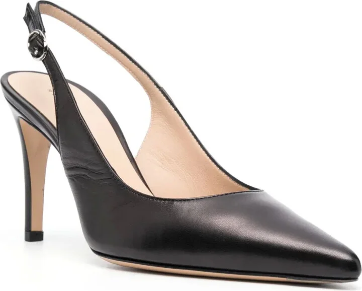 Lavinia 85mm leather slingback pumps - Image 2
