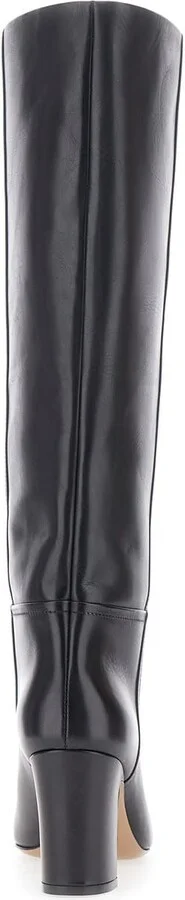 'lavinia' Black Boots With High Block Heel And Rear Zip Closure In Leather Woman - Image 4