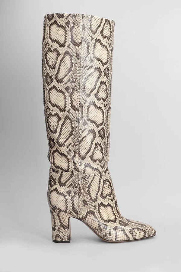 Lavinia Boot 75 High Heels Boots In Python Print Leather