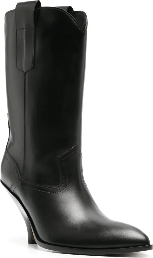 Lavyn 95mm leather cowboy boots - Image 2