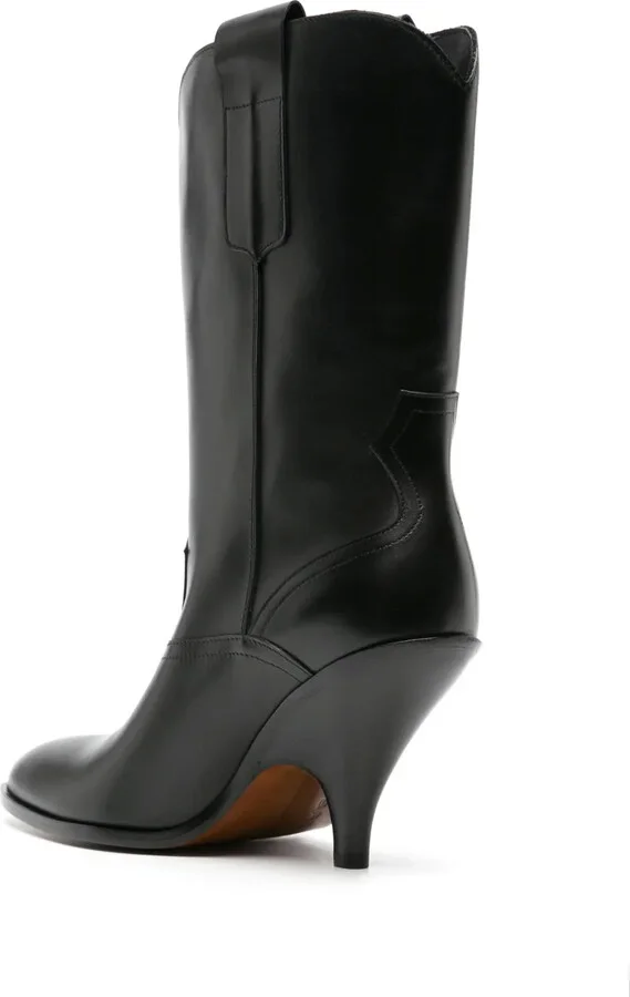Lavyn 95mm leather cowboy boots - Image 3