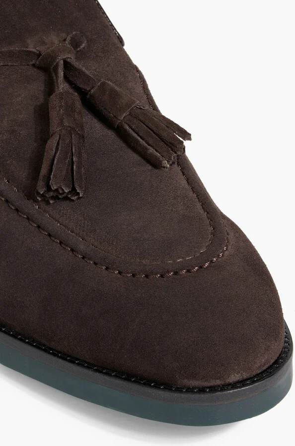 Lawrence tasseled suede loafers - Image 4