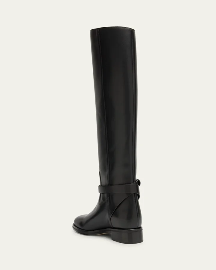 Lawton Leather Knee Boots - Image 2