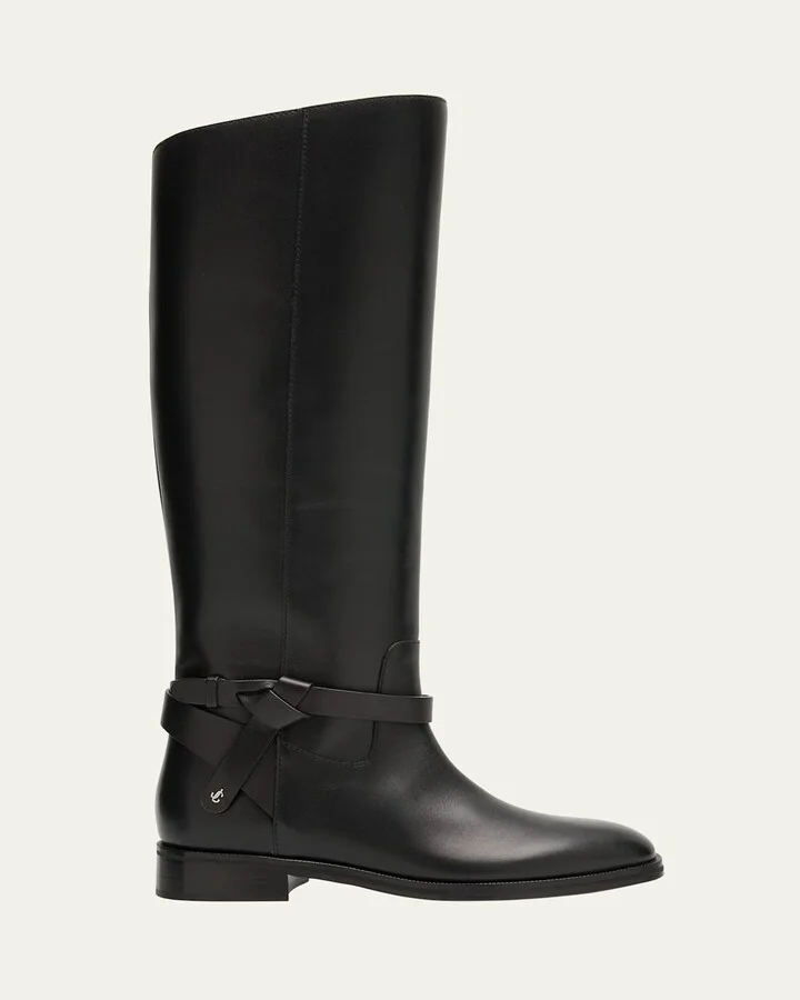 Lawton Leather Knee Boots