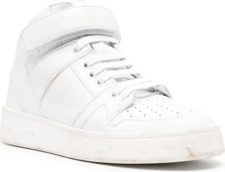 Lax distressed leather sneakers - Image 2