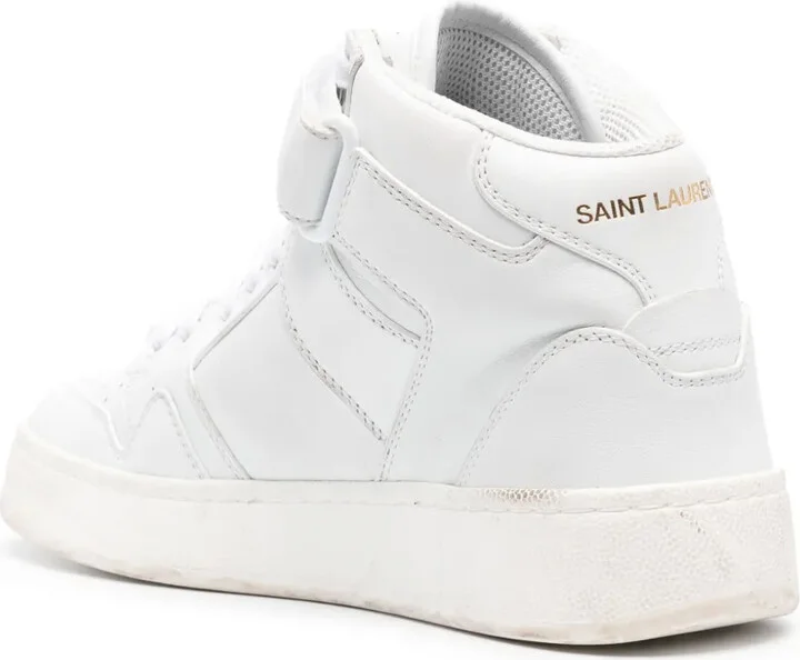 Lax distressed leather sneakers - Image 3
