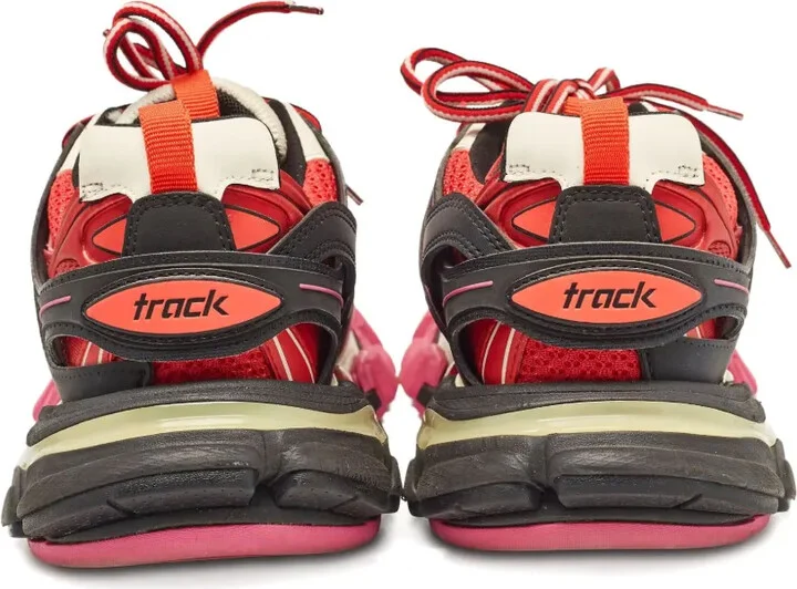 Layered Mesh Track Sneakers - Image 3
