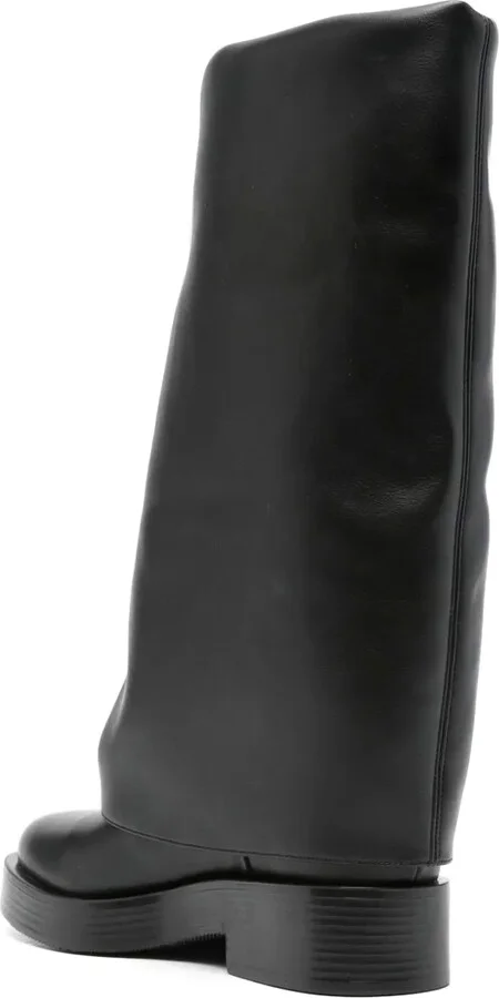 Layered Mid-Calf Boots - Image 3