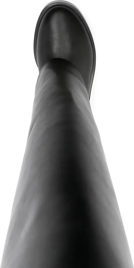 Layered Mid-Calf Boots - Image 4