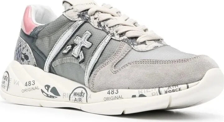 Layla low-top lace-up sneakers - Image 2