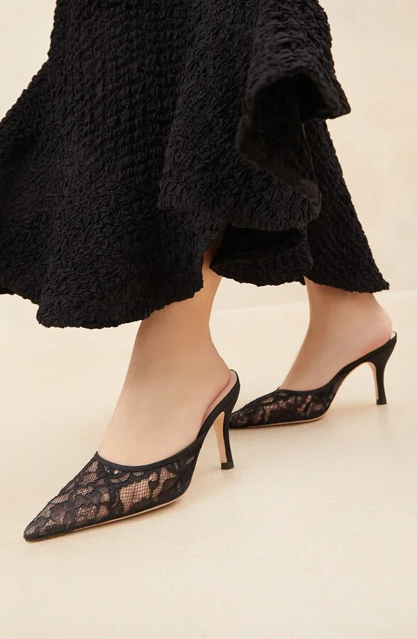 Layla Pointed Toe Mule - Image 2