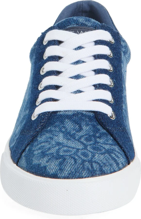 Layna Snakeskin Embossed Sneaker - Image 3