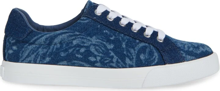 Layna Snakeskin Embossed Sneaker - Image 4