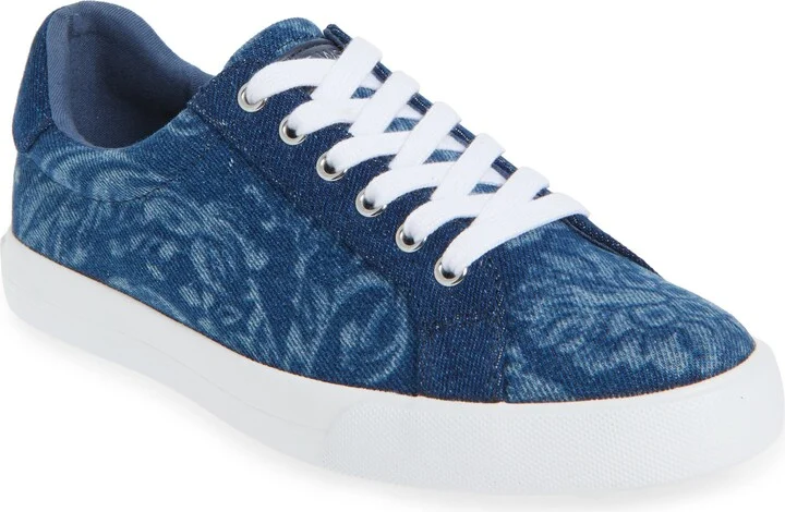 Layna Snakeskin Embossed Sneaker