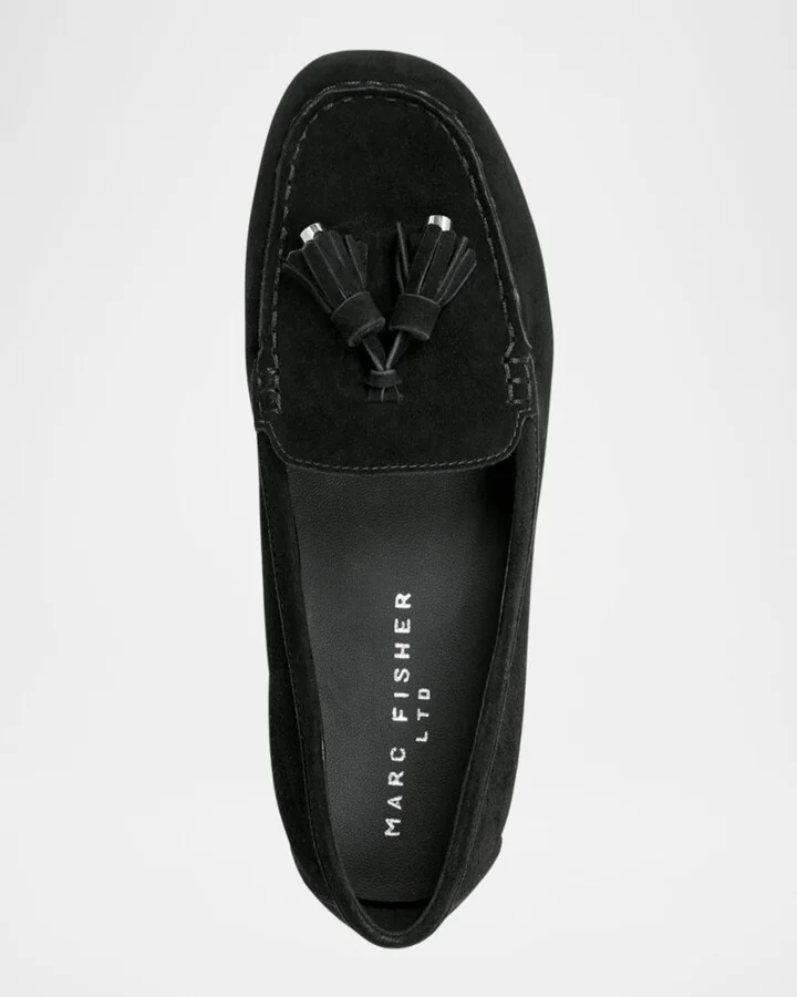 Layney Suede Moccasin Tassel Loafers - Image 6