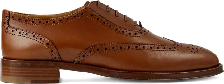 Layton brogued lace-up derby shoes