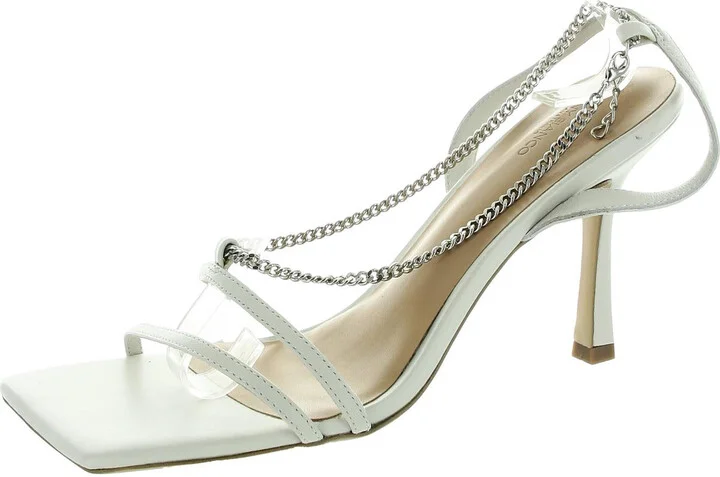 Lazaar Womens Strappy Leather Heels