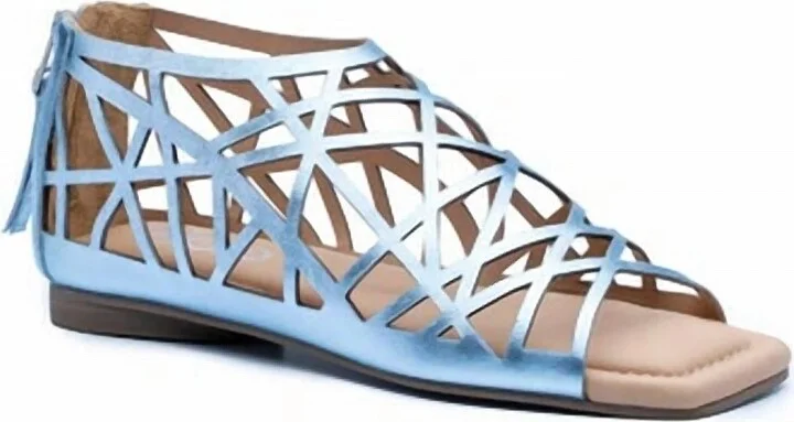 Lazy Sandal In Smoke Blue