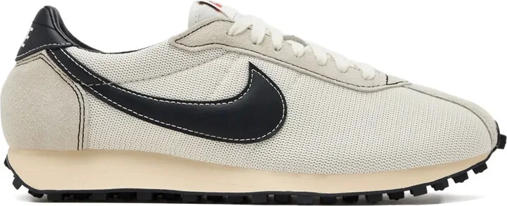 LD-1000 suede-panelled mesh sneakers