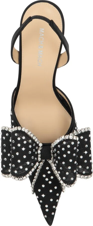 Le Cadeau Bow Pointed Toe Slingback Pump - Image 3