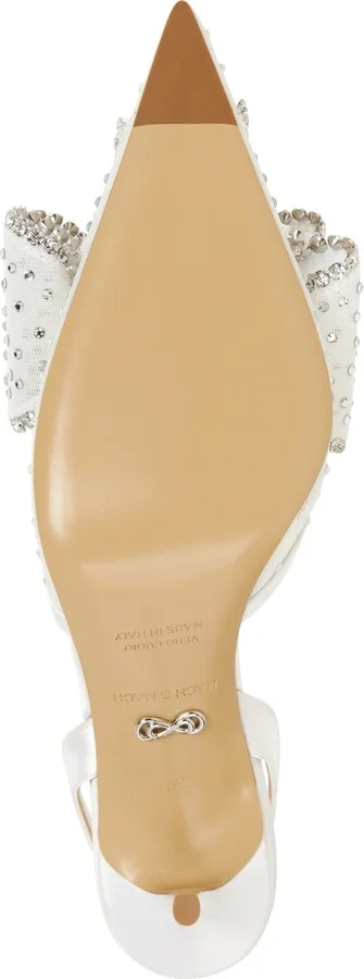 Le Cadeau Bow Pointed Toe Slingback Pump - Image 6