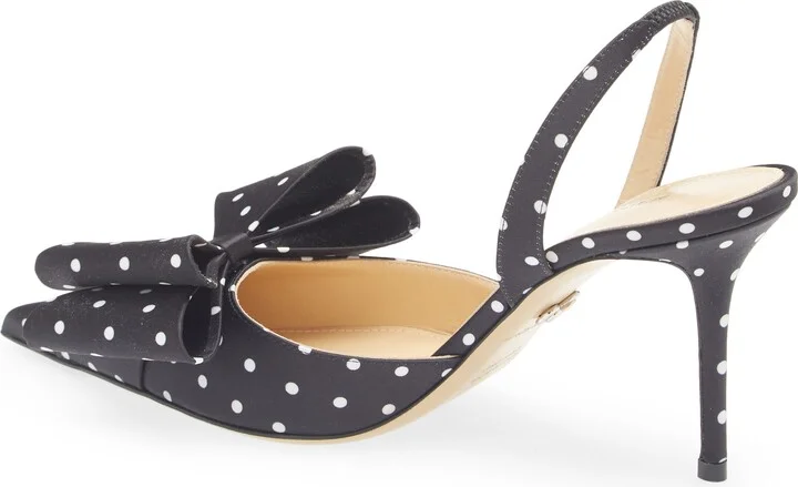 Le Cadeau Bow Polka Dot Slingback Pump - Image 2