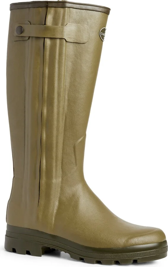Le Chameau Leather-Lined Chasseur Wellington Boots